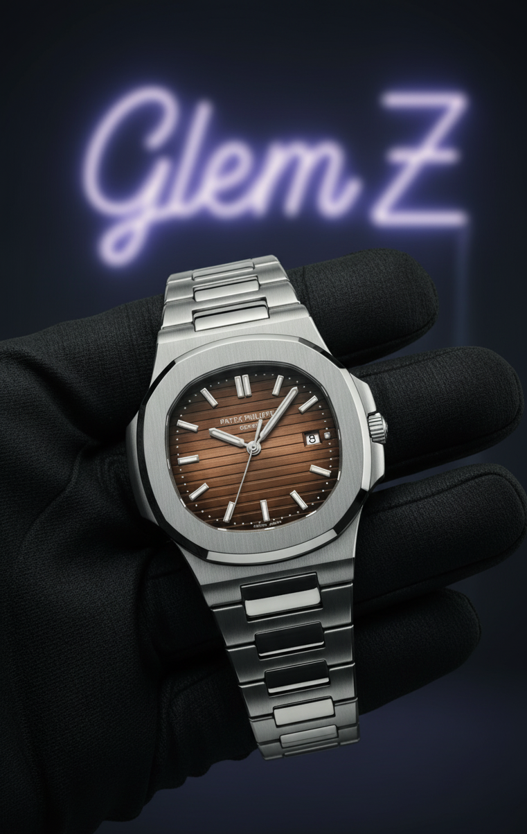 Patek Philippe Silver (Brown Dial)